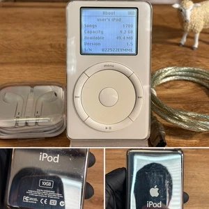 2002 Originale Apple iPod Classic 2a generazione 10gb M8737. BATTERIA NUOVA E IN BUNDLE! - Foto 1 di 21