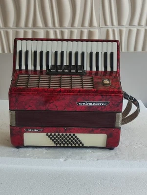 ++Piano accordions used music instruments WELTMEISTER STELLA 48 BASS - Image 1 of 4