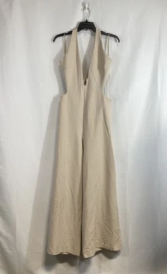 Mono para mujer Zara beige poliéster elastano cuello en V talla grande nuevo con etiquetas Foto 1 de 4