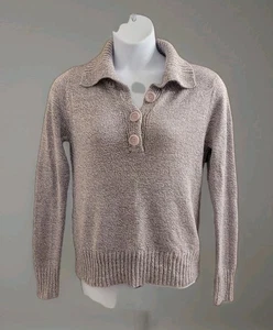 Suéter St. John's Bay Largo Botón Suéter Lavanda Jaspeado Para Mujer Talla Grande - Imagen 1 de 6