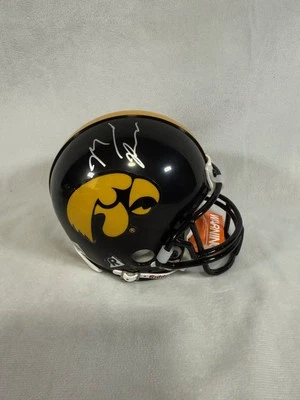 Iowa Hawkeyes Riddell Mini Helmet NCAA Licensed Nice Unknown Autograph Excellent - Image 1 of 4