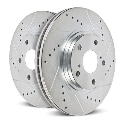 Rotor trasero derecho Evolution perforado y ranurado para 05-12 Ford F-350 AR85116XR Foto 1 de 3