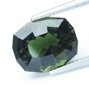 6.39Cts Elegants Natural Green Tourmaline Collection Cushion Custom Cut Gemstone - Picture 1 of 11