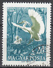 Ungarn Briefmarke gestempelt Seidenreiher Reiher Vogel Tier Tierwelt 1959 / 625