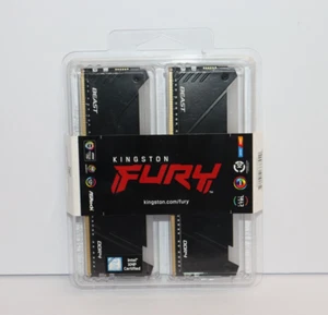 Kingston FURY Beast RGB 16GB 3600MT/s DDR4 CL17 DIMM (2er Set) Der Artikel ist NEU - Bild 1 von 3