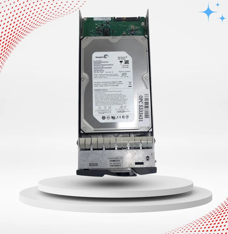 Dell 9BL146-080 500GB 7.2K SATA 3.5 3G AEJ EQL ST3500630NS / 9BL146-080 - Image 1 of 4