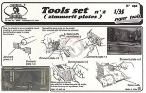 Royal Model 1/35 Modelling Tools Set No.2 (Spatula and Zimmerit Plates) [PE] 058 - Picture 1 of 1