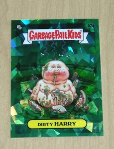 2020 Topps Garbage Pail Kids GPK SAPPHIRE GREEN Refractor Dirty HARRY 52a 43/50 - Picture 1 of 2
