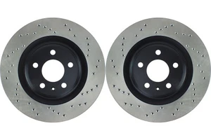 Rear PAIR Stoptech Disc Brake Rotor for 2018-2020 Audi A5 Sportback (42303) - Picture 1 of 6