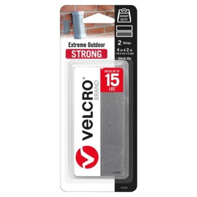VELCRO Brand Extreme Outdoor Medium Nylon Hook & Loop Fastener 4 in. L 2 pk - Image 1 of 3