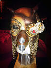 *Magnifique Steampunk mask ''The Bird'' Collateral DV8 Boiled leather Halloween