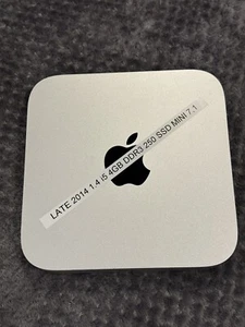 APPLE MAC MINI A1347 LATE 2014 CORE i5 1.4GHz, 4GB RAM, 250GB SSD - Picture 1 of 1
