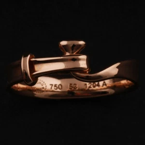 Georg Jensen Gold Ring # 1204A. Rose Gold. Vivianna Torun. NEW! 2000048800 - Picture 1 of 6
