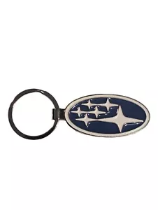 Subaru Logo Key Tag Keyring Key Chain Outback Forester Legacy Wrx Sti Impreza - Picture 1 of 2