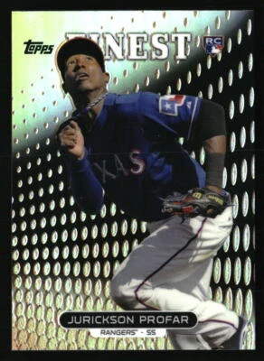 Jurickson Profar 2013 Topps Finest #62 BASEBALL Card - Image 1 of 2