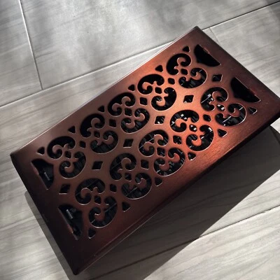 Rejillas decorativas SPH612-RB registro de piso, 6x12, acabado bronce frotado Foto 1 de 3