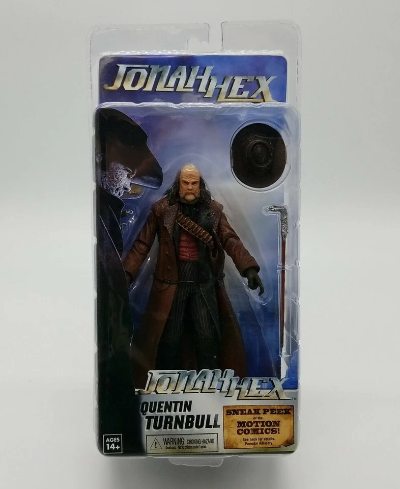 Figura de acción villano de película NECA Jonah Hex Quentin Turnbull DC Comics WB caja nueva Foto 1 de 4