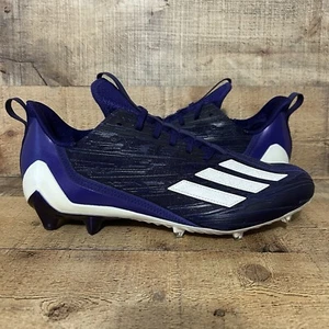 Adidas Football Cleats Mens Size 14 Purple White Adizero HP8751 NEW - Picture 1 of 9