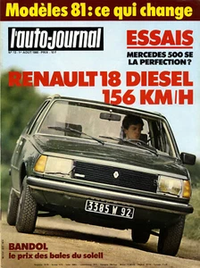 L'AUTO JOURNAL n°13 01/08/1980 - Imagen 1 de 1