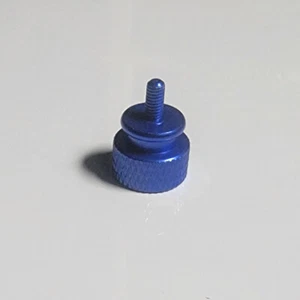 Computer PC Gehäuse M3 7mm Aluminium Rändelschrauben Hand Twist 12 Stück blau - Bild 1 von 2