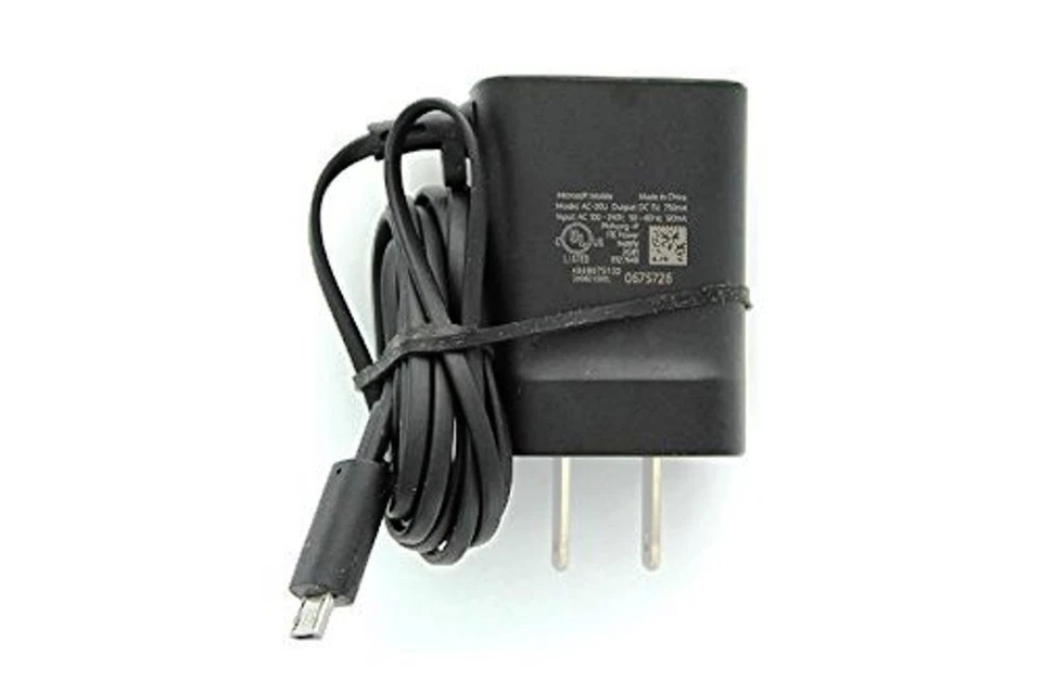 MICROSOFT GENUINE AC-20U AC ADAPTER MCRO USB 5V 750MAH FOR PHONES & MORE - NEW! - Image 1 of 1
