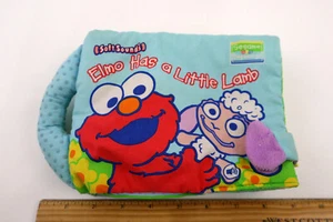 Elmo Has a Little Lamb - SOFT PLAY PLUSH BOOK Sesame Street Beginnings w/Sound - Picture 1 of 5