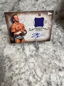 WWE Zack Ryder Patch Auto 40/99 - Picture 1 of 2