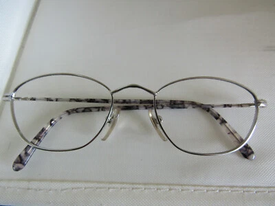 NOS Vintage Ray Ban B&L W2657 NTAS Gatsby Tea Cup Metal Marble Silver Gray Frame - Image 1 of 4