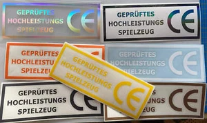 Aufkleber / Sticker - geprüftes Hochleistungs Spielzeug CE Auto / Motorrad / MTB - Bild 1 von 3