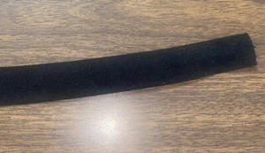 Black Canvas Binding Use in Automotive Upholstery Seat & Carpet Interior & Top - Picture 1 of 5