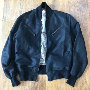 Cockpit USA, Size M, Men's Light Bomber Jacket with Map Inside - Picture 1 of 5