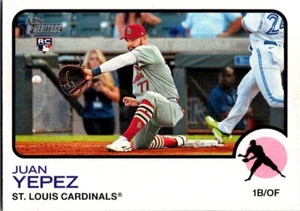 2022 Topps Heritage Juan Yepez #569 St. Louis Cardinals - Picture 1 of 2
