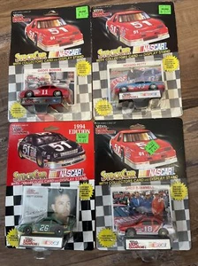 Lot Of 4 Racing champion stock car/NASCAR #11,43,26,18 NIB 1991 #26 Car 1994 - Picture 1 of 6