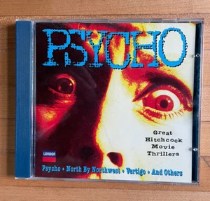 Psycho GREAT HITCHCOCK MOVIE THRILLERS SOUNDTRACK CD [1992 London] Mint Cond. - Foto 1 di 3
