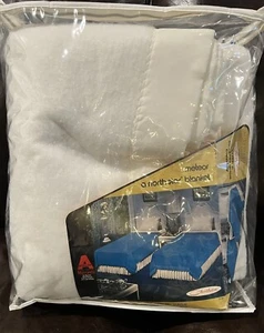 Vintage Chatham Acrilan 100% Acrylic Blanket White Twin/Full 72" x 90" USA NEW - Picture 1 of 5