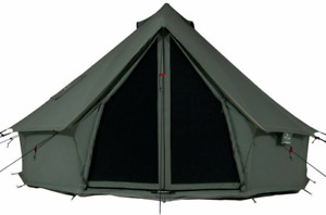 WHITEDUCK Canvas Bell Tent - 3M Olive Waterproof Glamping Family Camping Regatta