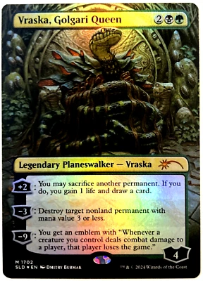 MTG Vraska, Golgari Queen RAINBOW FOIL Secret Lair 1702 NM - Image 1 of 4