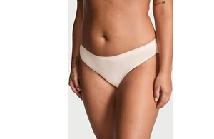 Braguita de bikini de algodón elástico VICTORIA'S SECRET, rosa puro M L - Imagen 1 de 3