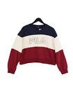 Fila Men's Hoodie XXL Multi Striped Polyester with Cotton Pullover