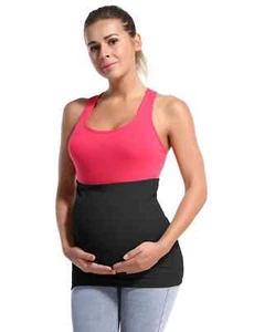 Bubblelime Maternity Belly Band, Black Medium - Picture 1 of 3