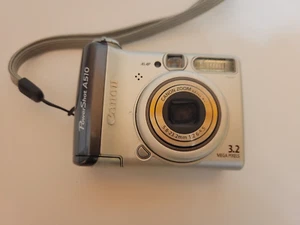 Canon PowerShot A510 3.2 Megapixel Digital Camera - For parts or repair - Picture 1 of 8