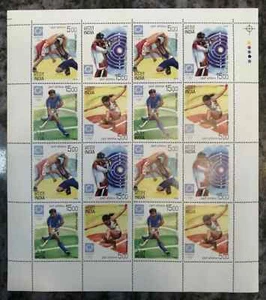 India 2004 Atenas Juegos Olímpicos Lucha Atletismo Hockey Tiro Deportes Hoja MNH - Imagen 1 de 2