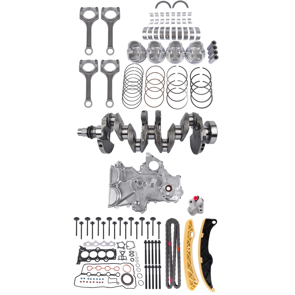 Kit de reconstrucción de revisión de motor para Hyundai Accent Kia Rio Soul G4FD 1,6 L - cigüeñal Foto 1 de 4