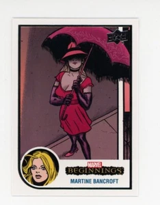 2022 Upper Deck Marvel Beginnings #54 Martine Bancroft Trading Card WHITE BORDER - Picture 1 of 1