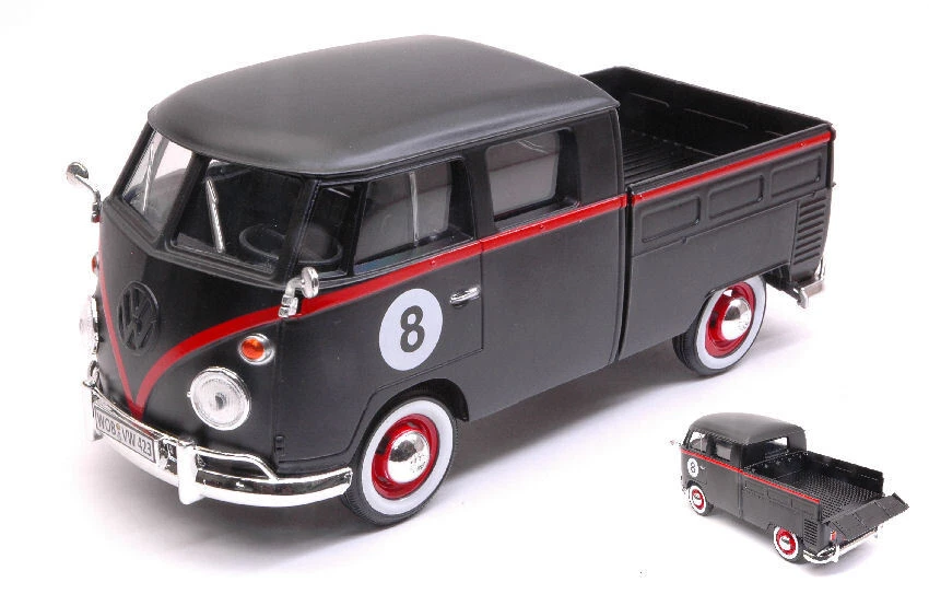 Modellino Auto scala 1:24 diecast VW TYPE 2 T2 T1 PICK UP BUS VAN modellismo new - Immagine 1 di 1