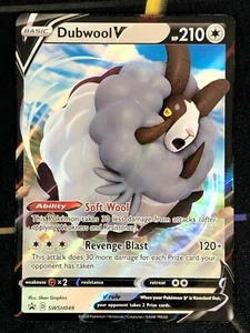 Dubwool V SWSH049 Black Star Holo Champion's Path Pokemon 2020 - Bild 1 von 2