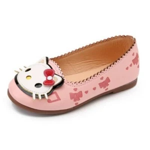 Mädchen Ballerina Slipper Schuhe Kitty rosa Gr. 27 16,5 cm Ultraleicht & Biegsam - Picture 1 of 4