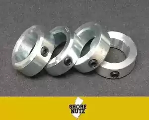 (4) 9/16" SHAFT SOLID STEEL ZINC PLATED SET SCREW COLLAR STOP SC56 - Picture 1 of 1