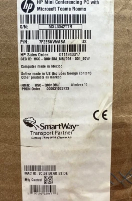 HP Mini Conferencing PC (P/N: 7F2E8AW#ABA) - Image 1 of 2