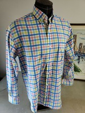 MENS TAILORBYRD COLLECTION BUTTON DOWN SHIRT SIZE L LARGE